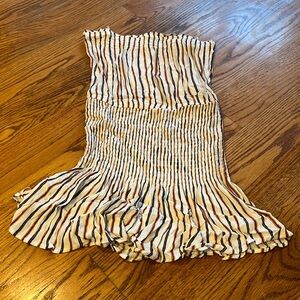 Gab & Kate Woman’s Striped Strapless Dress Size S